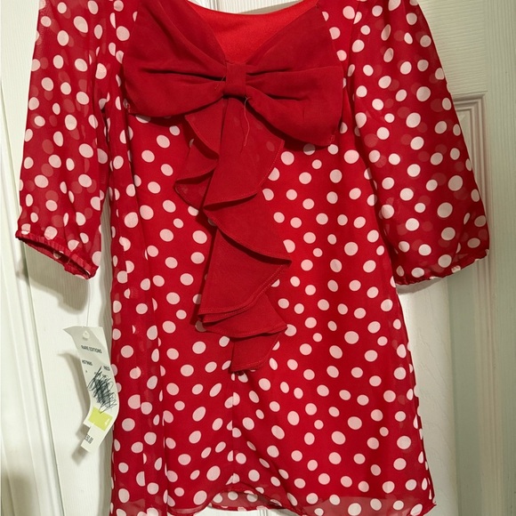 NWT Rare Editions Polka Dot Dress - Picture 5 of 7